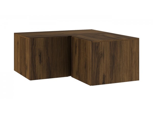 Антресоль ЭЛЬТОН угловая 2С Дуб Катания