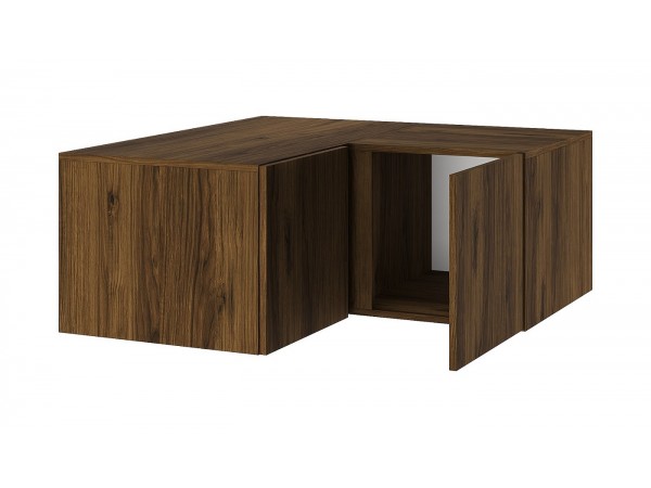 Антресоль ЭЛЬТОН угловая 2С Дуб Катания