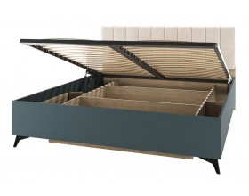 ЕВА Кровать 1600 с ортопедом Дуб Экспресив песочный Маренго