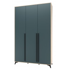 ЕВА Шкаф 1360 3С2Я Дуб Экспресив песочный Маренго