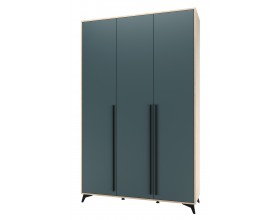 ЕВА Шкаф 1360 3С2Я Дуб Экспресив песочный Маренго