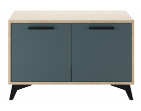 ЕВА Тумба 800 2С Дуб Экспресив песочный Маренго