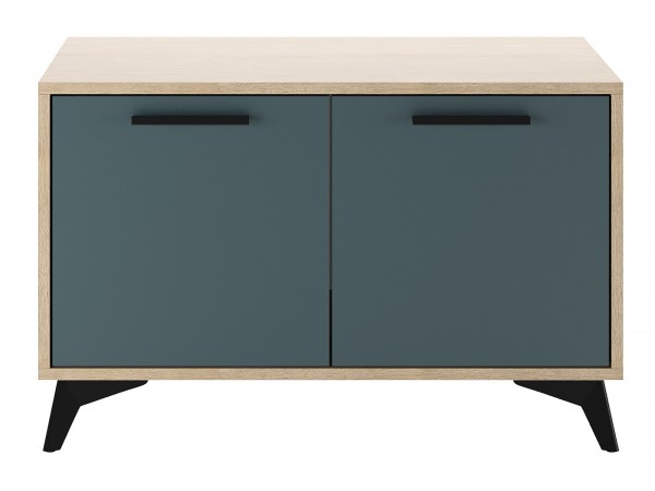 ЕВА Тумба 800 2С Дуб Экспресив песочный Маренго