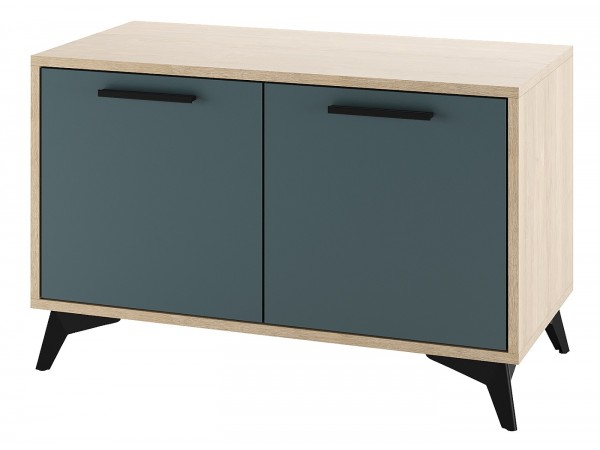 ЕВА Тумба 800 2С Дуб Экспресив песочный Маренго