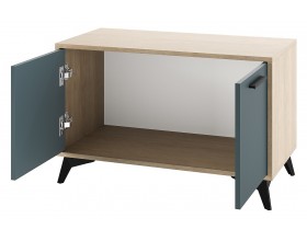 ЕВА Тумба 800 2С Дуб Экспресив песочный Маренго