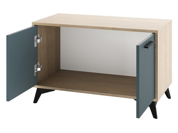 ЕВА Тумба 800 2С Дуб Экспресив песочный Маренго