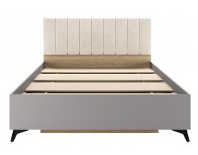 ЕВА Кровать 1400 с настилом ЛДСП Дуб Экспресив песочный Рейн