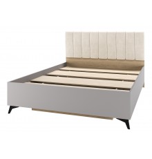 ЕВА Кровать 1400 с настилом ЛДСП Дуб Экспресив песочный Рейн