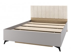 ЕВА Кровать 1400 с настилом ЛДСП Дуб Экспресив песочный Рейн