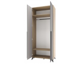 ЕВА Шкаф 920 2С Дуб Экспресив песочный Рейн