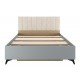 ЕВА Кровать 1400 с настилом ЛДСП Дуб Экспресив песочный Фрост