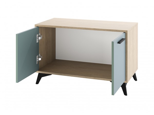 ЕВА Тумба 800 2С Дуб Экспресив песочный Муссон