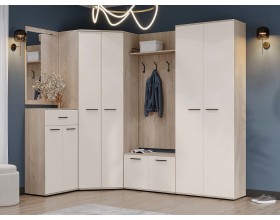 ИТАЛИЯ Вешалка В-800 Дуб Экспресив песочный-Сатин