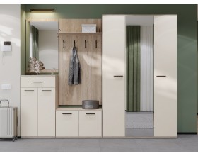 ИТАЛИЯ Вешалка В-800 Дуб Экспресив песочный-Сатин