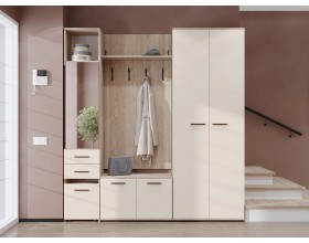 ИТАЛИЯ Вешалка В-800 Дуб Экспресив песочный-Сатин