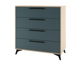 ЕВА Комод 900 4Я Дуб Экспресив песочный Маренго