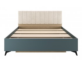 ЕВА Кровать 1600 с настилом ЛДСП Дуб Экспресив песочный Маренго