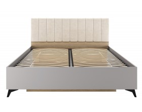 ЕВА Кровать 1600 с ортопедом Дуб Экспресив песочный Рейн
