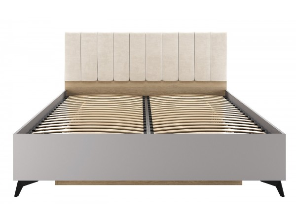 ЕВА Кровать 1600 с ортопедом Дуб Экспресив песочный Рейн