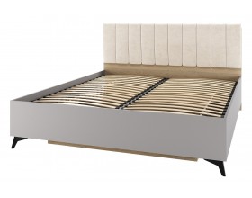 ЕВА Кровать 1600 с ортопедом Дуб Экспресив песочный Рейн