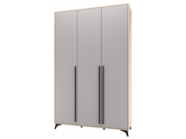 ЕВА Шкаф 1360 3С2Я Дуб Экспресив песочный Рейн