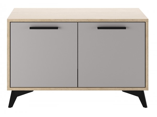 ЕВА Тумба 800 2С Дуб Экспресив песочный Рейн