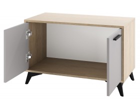 ЕВА Тумба 800 2С Дуб Экспресив песочный Рейн