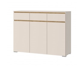 ГРЕТТА Комод 3С3Я Кашемир-Дуб экспресив песочный