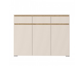 ГРЕТТА Комод 3С3Я Кашемир-Дуб экспресив песочный