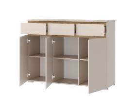 ГРЕТТА Комод 3С3Я Кашемир-Дуб экспресив песочный