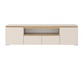 ГРЕТТА Тумба 1800 2С2Я Кашемир-Дуб экспресив песочный